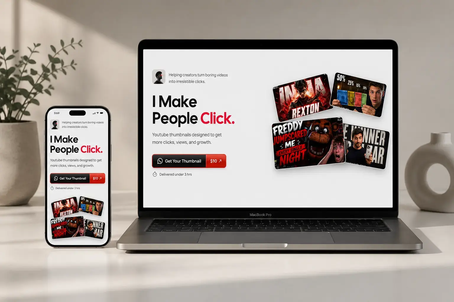 youtube thumbnail designer portfolio